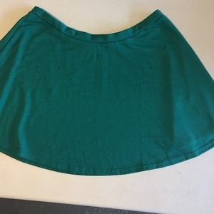 Green skater skirt